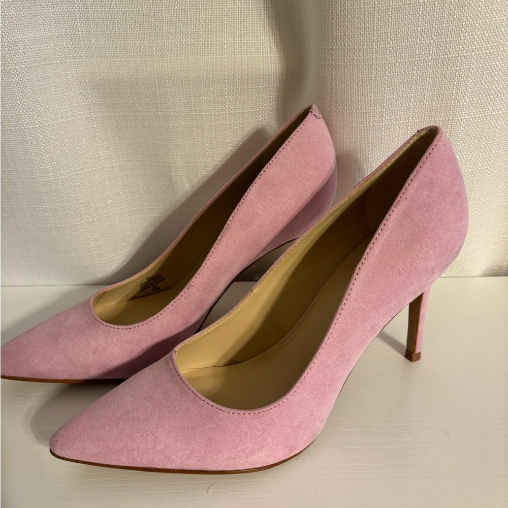 Marc Fisher Pink Suede Heels